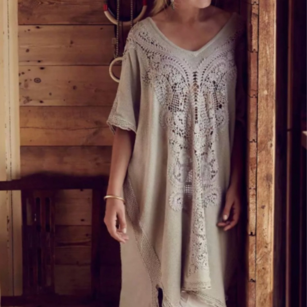 Anthropologie Kaftan/dress by Knitted and Knotted.  Size M/L